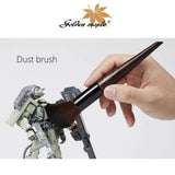 Gently brush away dust from the miniature.​