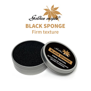 Firm texture Black Sponge brush cleaner tool for quick color switching. Cleans oil, acrylic, and watercolor brushes.