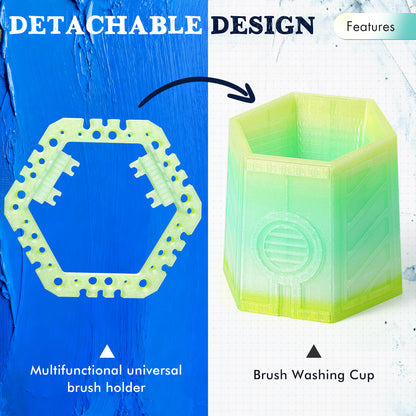 Plastic Brush Cup - Miniature Painting