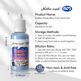 Golden Maple Basic Acrylic Paint, Sky Blue, 20ml. Non-toxic, acid-free art paint for artists.
