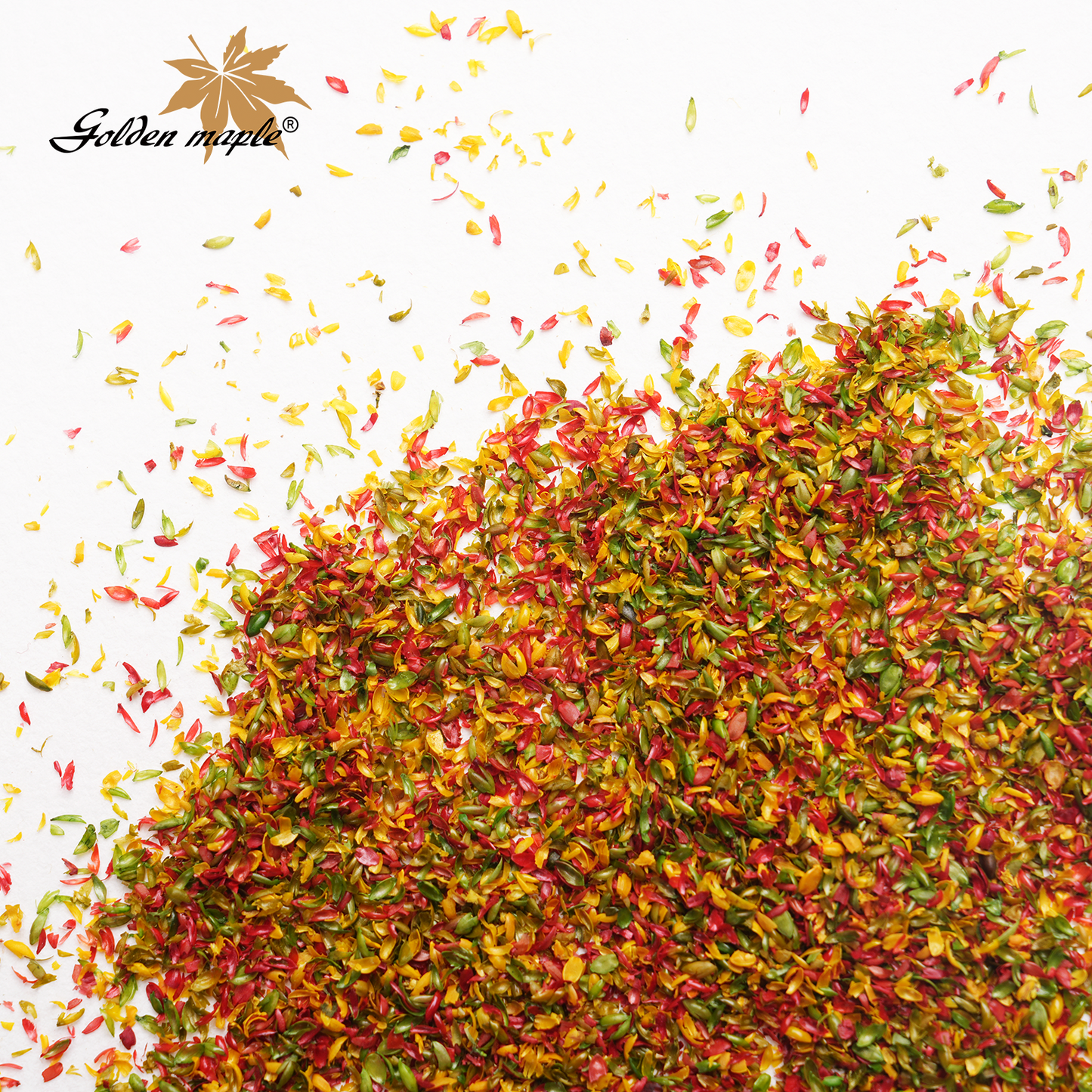 Golden Maple Simulated Leaves