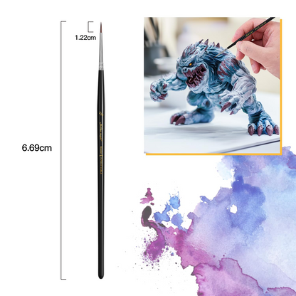 Golden Maple Master Ⅰ: Kolinsky Sable Miniature Detail Brushes