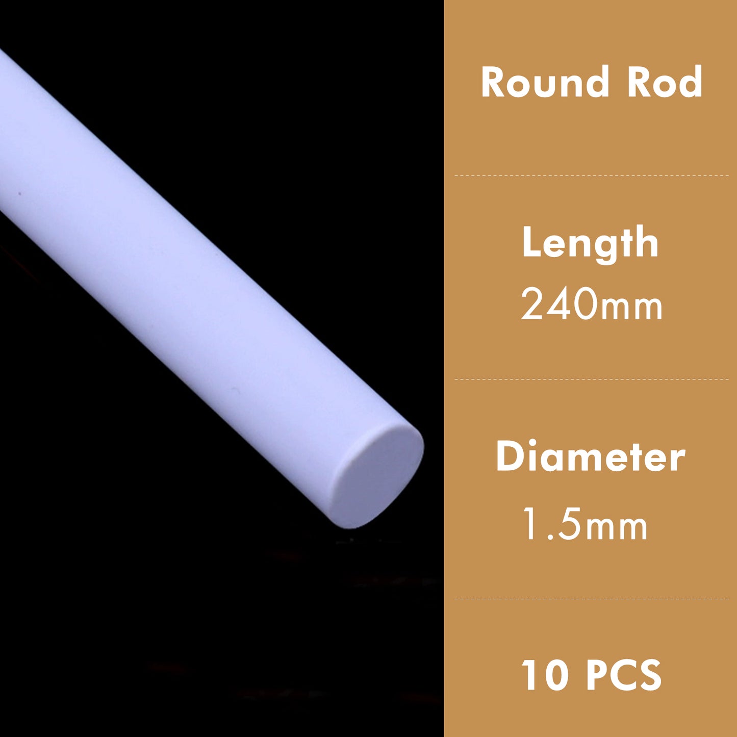 Golden Maple ABS Modeling Rods
