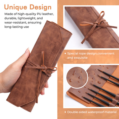 Golden Maple 6 PCS Kolinsky Sable Miniature Detail Brushes Set