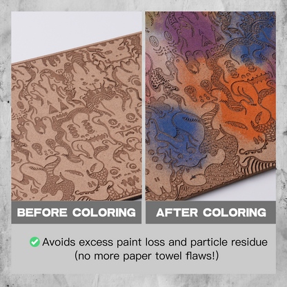 Goldenmaple  Drybrush Texture Palette Perfect for Warhammer, Tabletop Gaming Miniatures