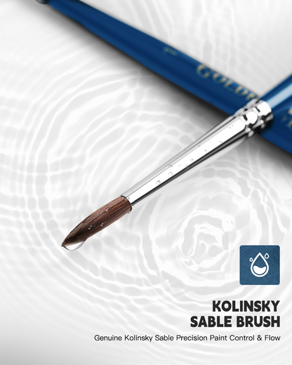 Golden Maple Master Ⅰ: Kolinsky Sable Miniature Detail Brushes