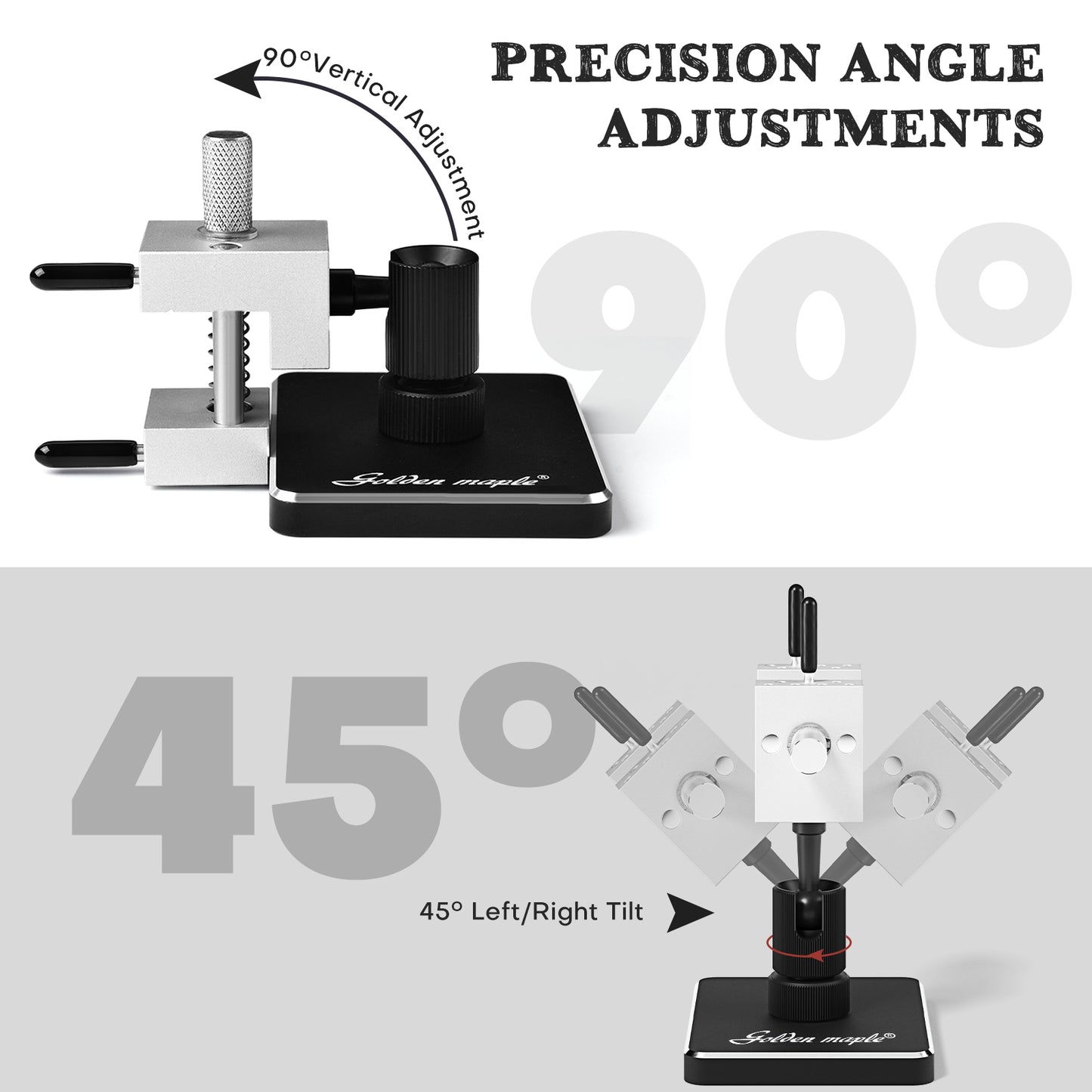 Golden Maple Mini Precision Miniature Vise Vise 360° Swivel
