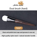 High-Quality Nylon Dust Removal Brush with Natural Wooden Handle​.