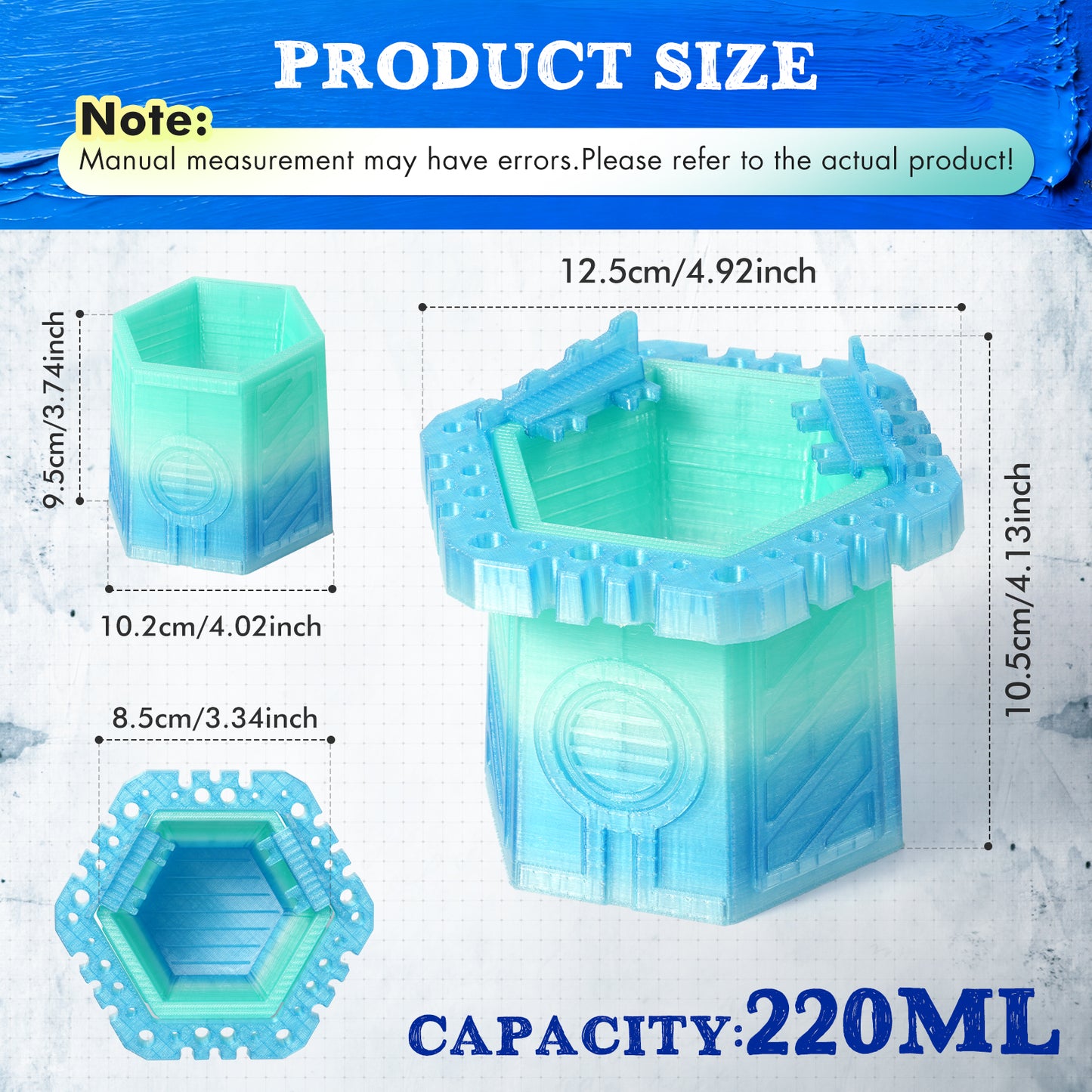 Plastic Brush Cup - Miniature Painting