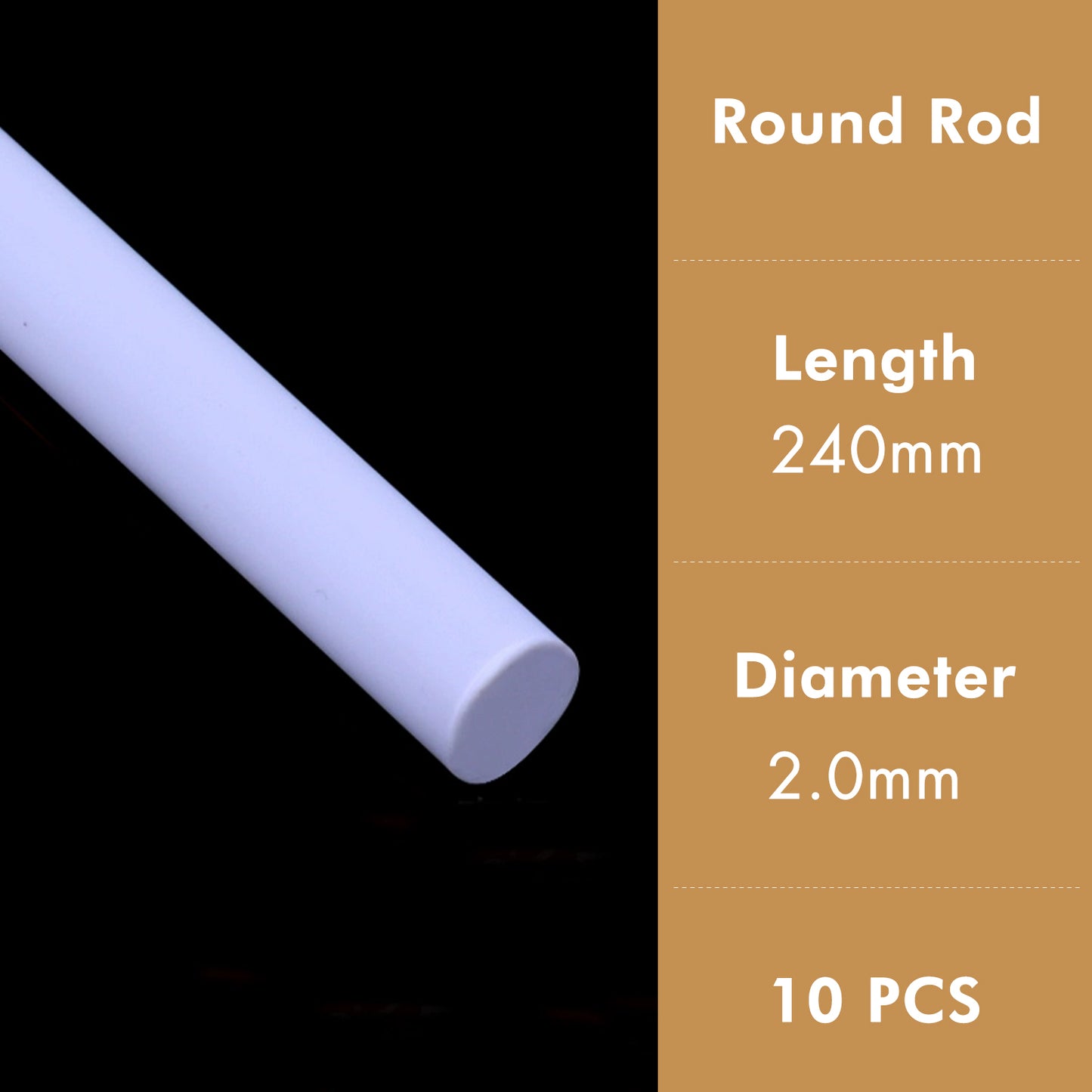 Golden Maple ABS Modeling Rods