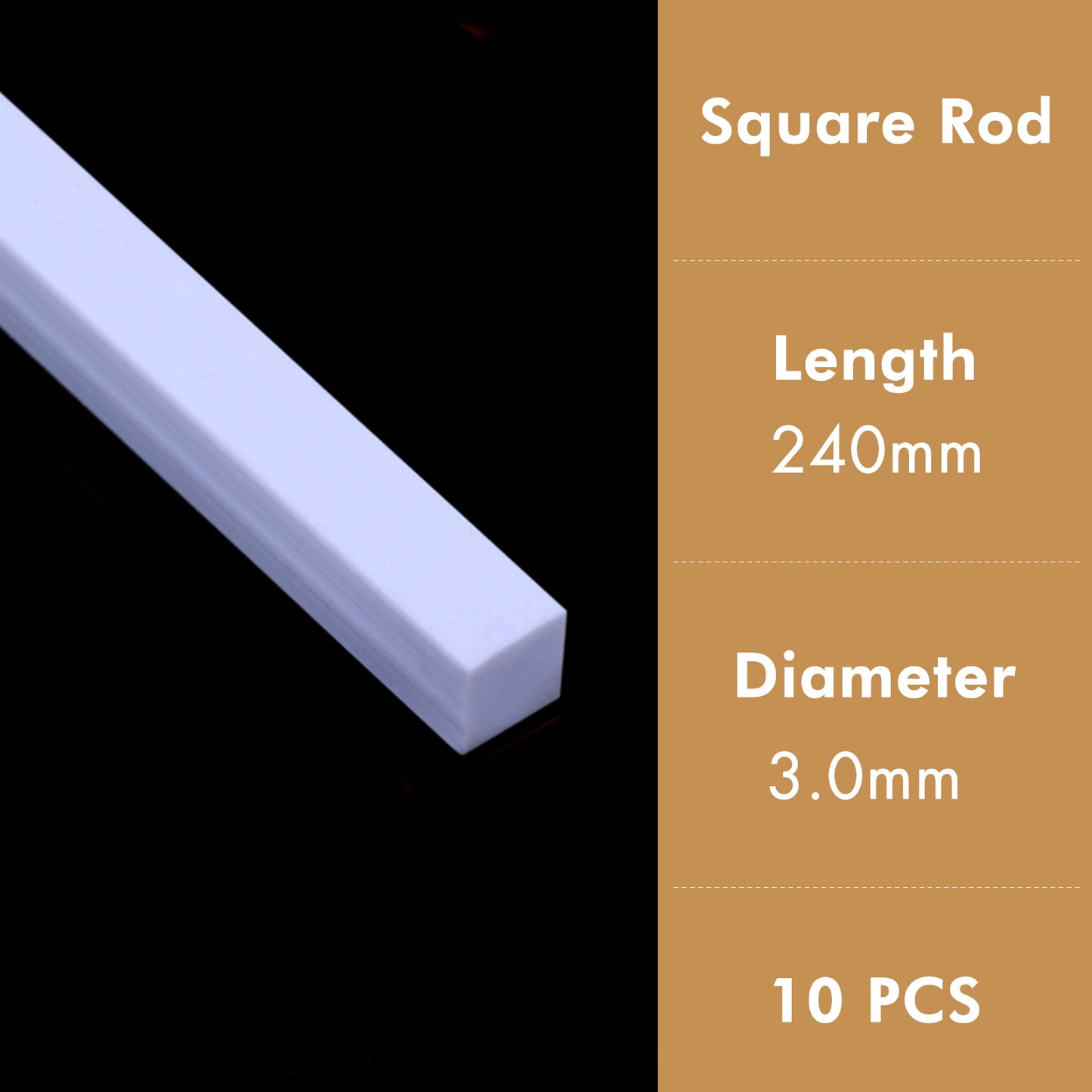 Golden Maple ABS Modeling Rods