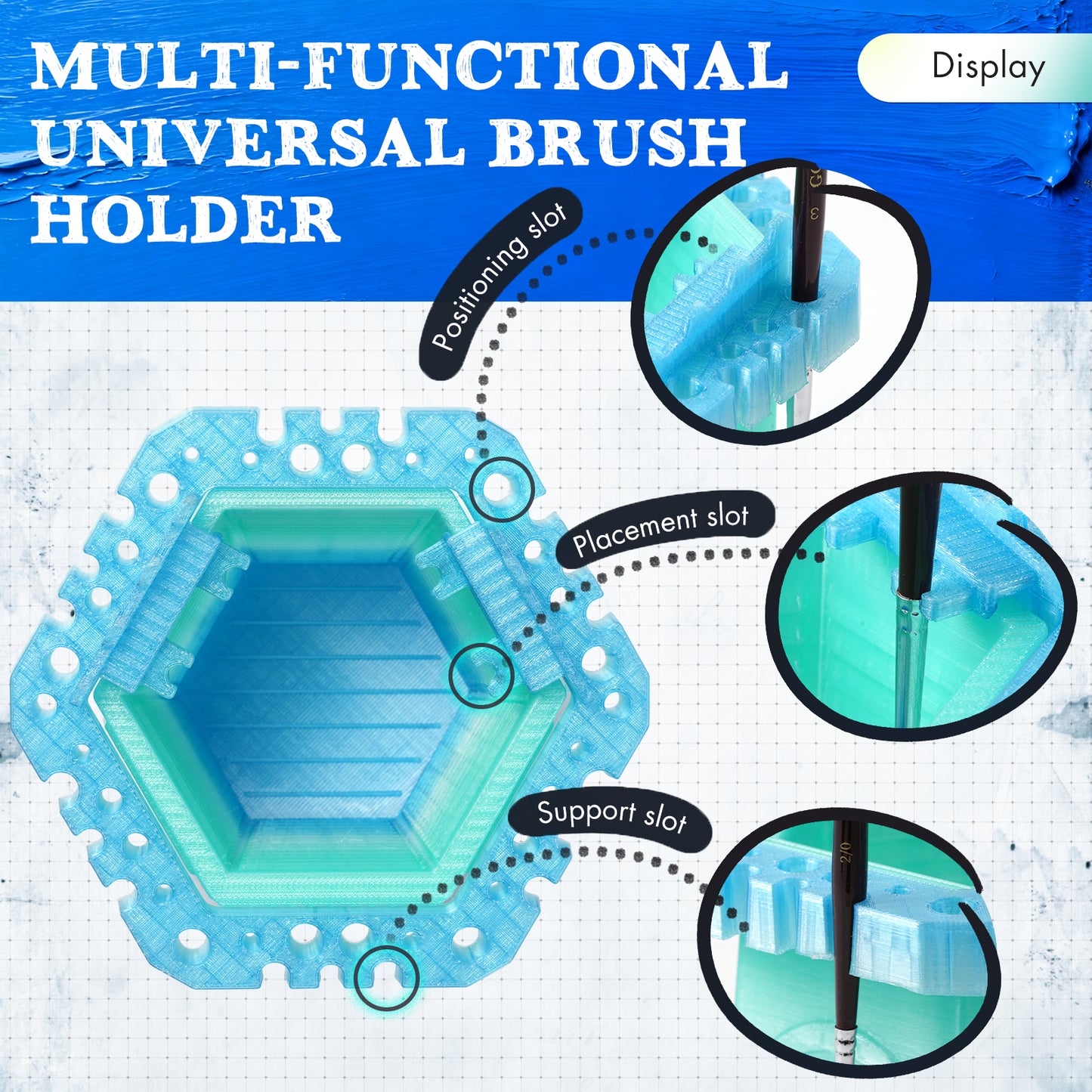 Plastic Brush Cup - Miniature Painting