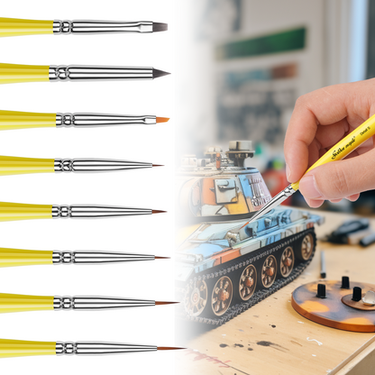 8PCS Extra Fine Detail Miniature Paint Brush Set