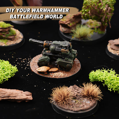 Battlefield Basing Set - All-in-One Terrain Kit for Model Dioramas & Wargaming