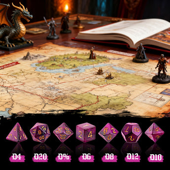 Types of polyhedral dice used in wargaming