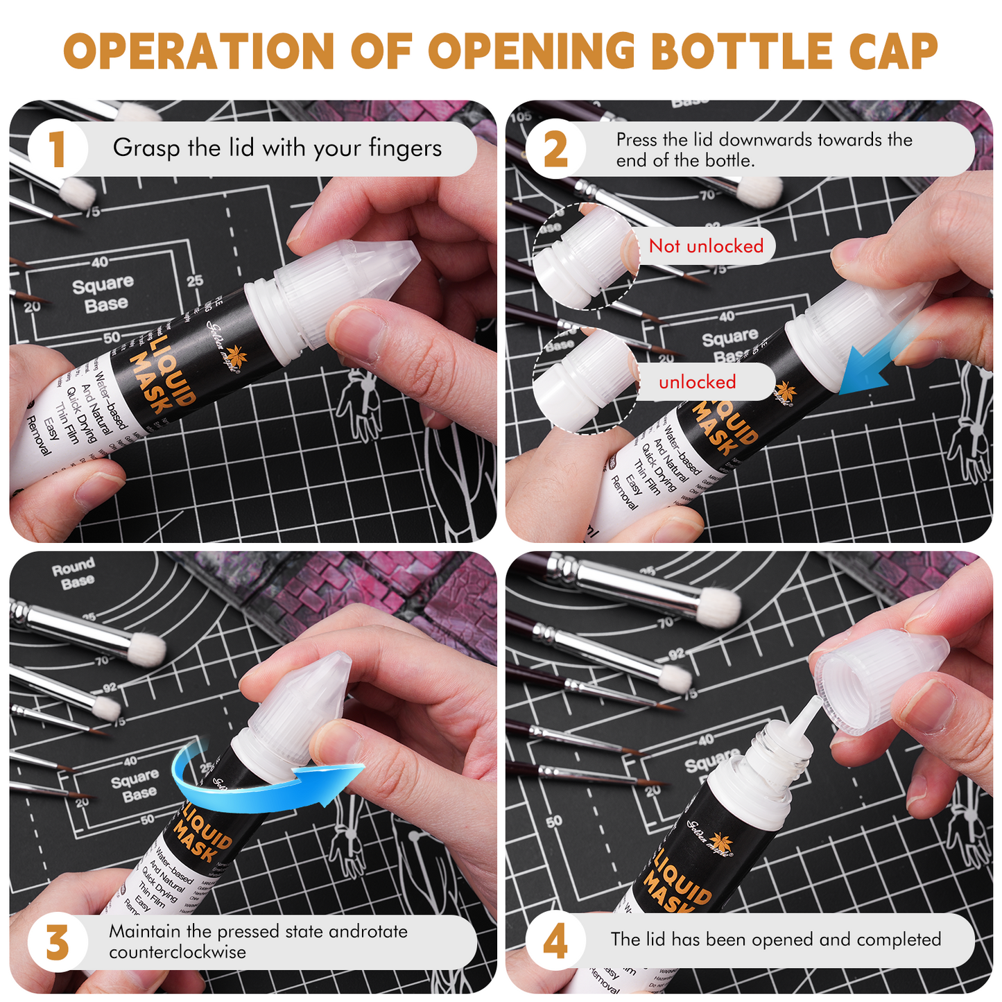 Golden Maple  Masking Fluid - 30ml / 1.1 fl Oz Liquid Masking Fluid，Liquid