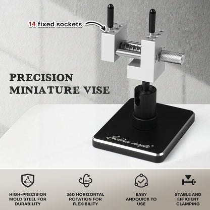 Golden Maple Mini Precision Miniature Vise Vise 360° Swivel