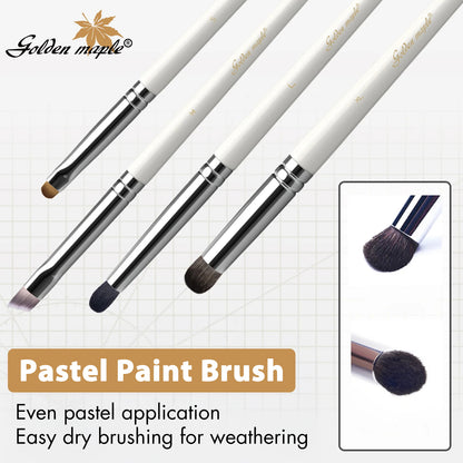Golden Maple Pastel Paint Brush Set