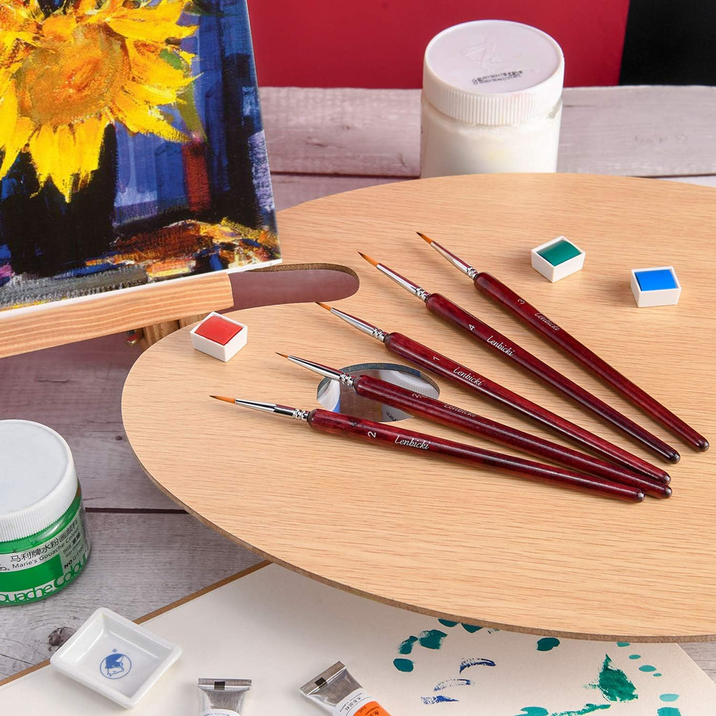 Golden Maple 6PCS Miniature Painting Brushes Kit