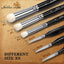 Golden Maple 18PC Large Dry Brush Set with Miniature Detail Paint Brush Set 3/0 5/0 10/0 for Effortless Miniature Painting