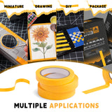 Masking tape can be used for miniatures, painting, DIY projects, and packaging.