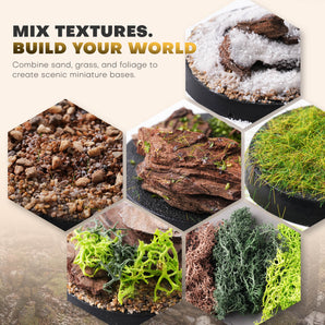 Battlefield Basing Set - All-in-One Terrain Kit for Dioramas & Wargaming