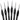 Extra Fine Detail Miniature Paint Brush Set - 6pcs