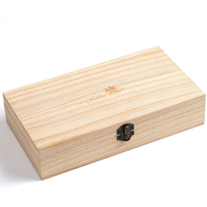 2/0, 1, 2, 4 Kolinsky Sable Detail Brush & L, S Dry Brush - 6pcs/set with Brush Cleaner & Wooden Gift Box