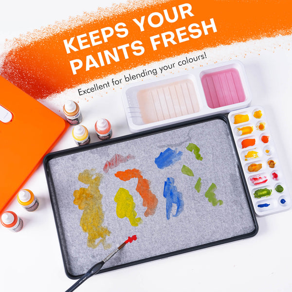 3-in-1 Extra-Large Wet Palette Kit for Miniature Painting - Magnetic & Ventilated