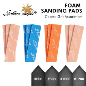 Foam Sanding Pads – 12pcs Handmade Dual-Use Wet & Dry Polishing Blocks for Jewelry and Models
