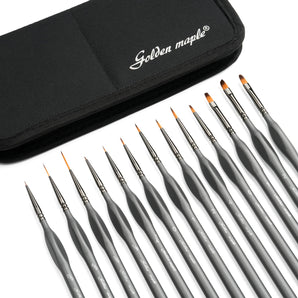 Set of 13 Miniature detailing brushes.