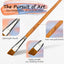 Golden Maple 7PCS Paint Brush with Nylon Hair Wood Handle
