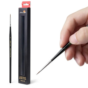 Master Ⅰ: 3/0, 2/0, 0, 1, 2 Kolinsky Sable Miniature Detail Brushes