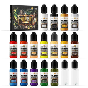 Series 2 | Game Color Miniature Paint Set: 16 Bottles x 20 ml