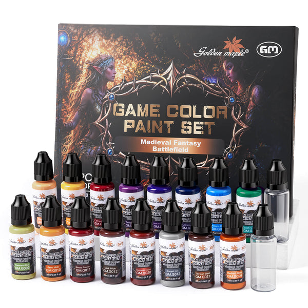 Series 1 | Game Color Miniature Paint Set: 16 Bottles x 20 ml