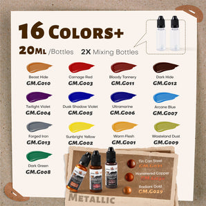 Series 1 | Game Color Miniature Paint Set: 16 Bottles x 20 ml