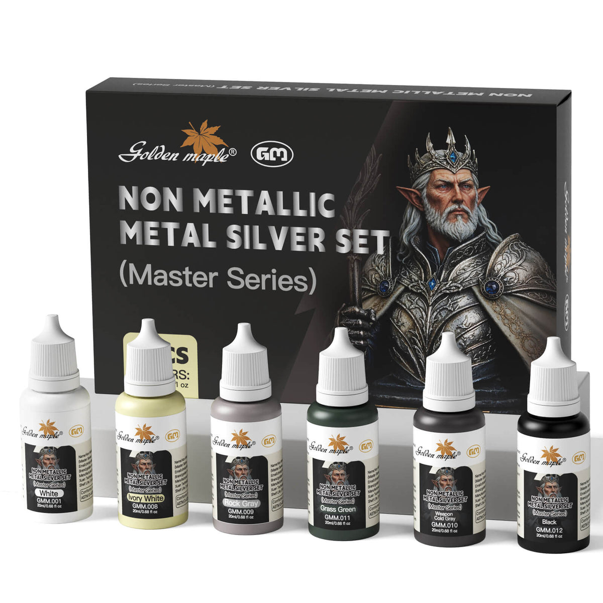 NMM Miniature Paint Set 6 Bottles x