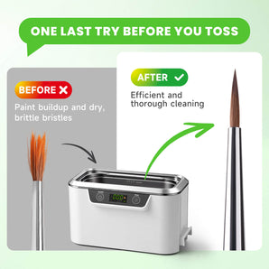 Ultrasonic Paint Brush Cleaner — Portable Deep Cleaning