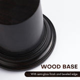 Cylindrical display plinth with semi-gloss finish.