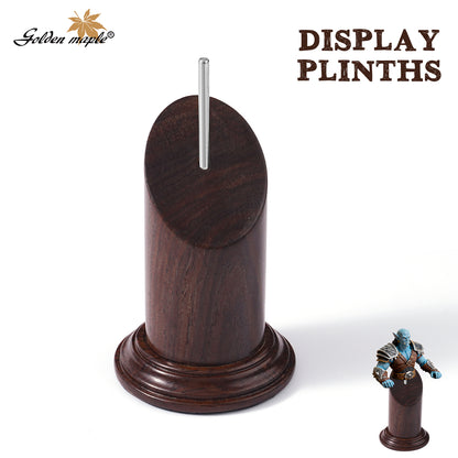 Golden maple Display Plinths for Miniatures
