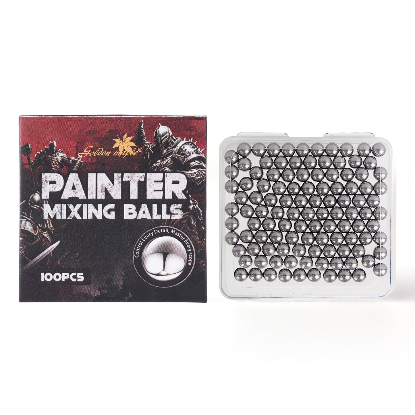 Stainless Steel Mixing Balls for for Paint Bottles – Essential for Miniature Painting & Crafts