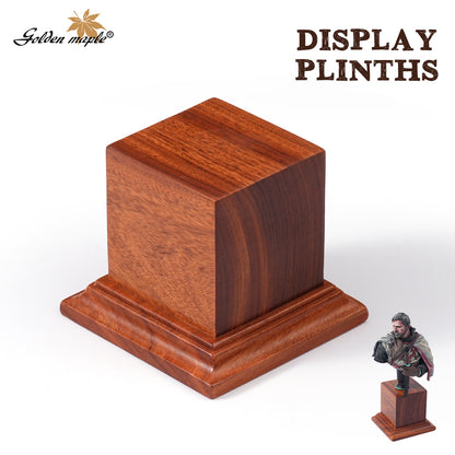 Golden maple Display Plinths for Miniatures