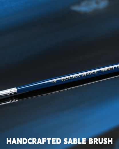 Golden Maple Master Ⅰ: Kolinsky Sable Miniature Detail Brushes