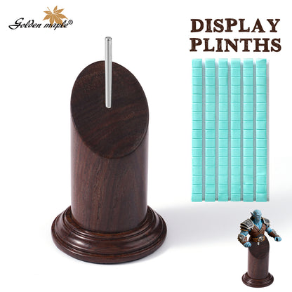 Golden maple Display Plinths for Miniatures