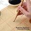 गोल्डन मेपल 1पीसी वुल्फ बाल चीनी सुलेख पेंटिंग ब्रश (एमबी-हेज़ी -1, एफडीबीएल-एक्सएलजी)
