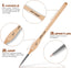 Golden maple 15pcs  Micro Detail Paint Brush Set Flat Brush Liner brush Round Brush (Goldenmaple-15pcs)