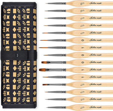 Goldenmaple & Coral Ye 6pcs Professional Watercolor Mixing Brush Set ( –  artgoldenmaple