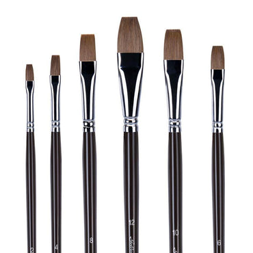 Golden Maple 5PCS Nylon Round Detail Paint Brushes Set (102