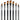 Golden Maple 9Pcs/Set Oblique Tip Nylon Hair Long Handle Angled Paint Brushes Set